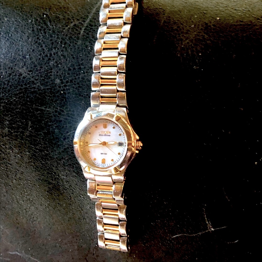 Citizen Eco-drive (solar powered) two tone watch